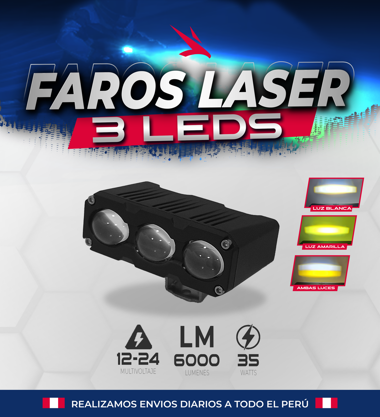 FAROS LASER 3 LEDS  JRC-U28
