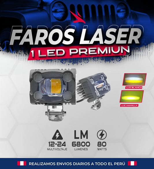 FARO LASER  1 LED PREMIUN JRC-U20